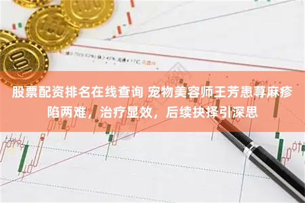 股票配资排名在线查询 宠物美容师王芳患荨麻疹陷两难，治疗显效，后续抉择引深思