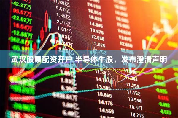 武汉股票配资开户 半导体牛股，发布澄清声明
